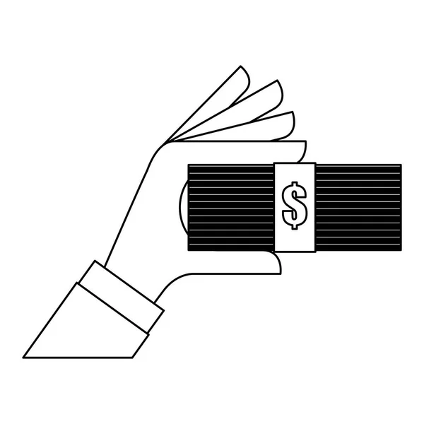 Diseño de billetes de dinero — Archivo Imágenes Vectoriales