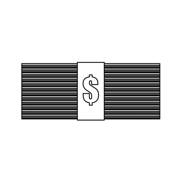 Conception de billets d'argent — Image vectorielle
