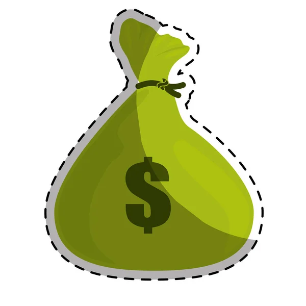 Cash geld verwante pictogrammen afbeelding — Stockvector