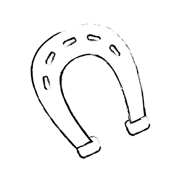 Horseshoe icon image — Stock Vector