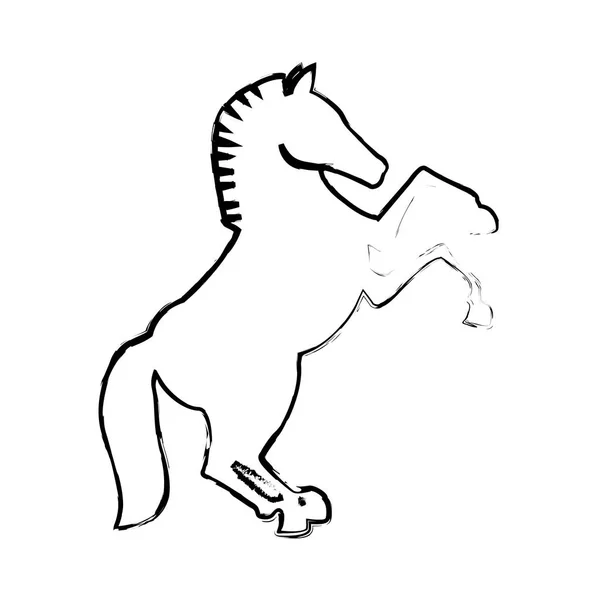 Icono de caballo imagen — Vector de stock