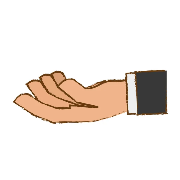 Obrázek ikony ruky — Stockový vektor
