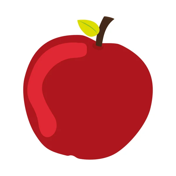 Красный значок яблока — стоковый вектор