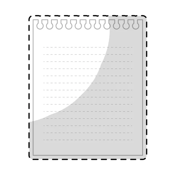 Symbolbild Papierbogen — Stockvektor