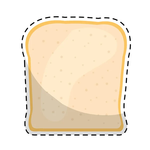 Bread slice icon image — Stock Vector