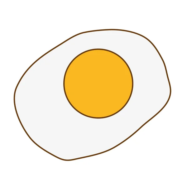 Fried egg icon — Stock Vector