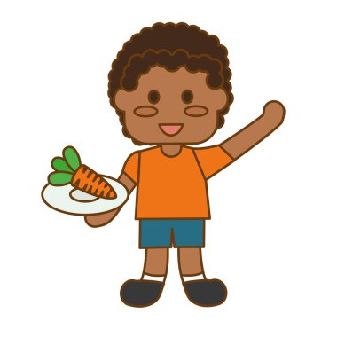 mutlu çocuk sağlıklı beslenme ile ilgili simgeler resim