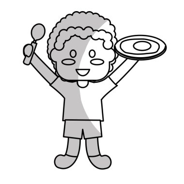 mutlu çocuk sağlıklı beslenme ile ilgili simgeler resim