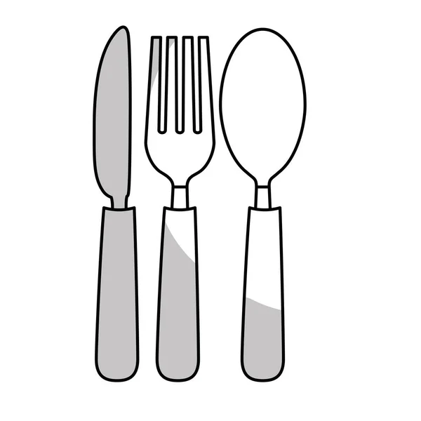 Dining cutlery icon image — Stock Vector