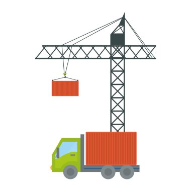 Vinç makine simgesi