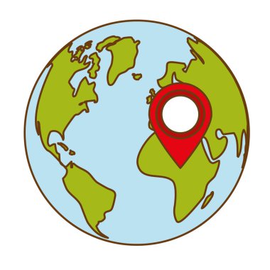 Planet earth simge görüntüsü