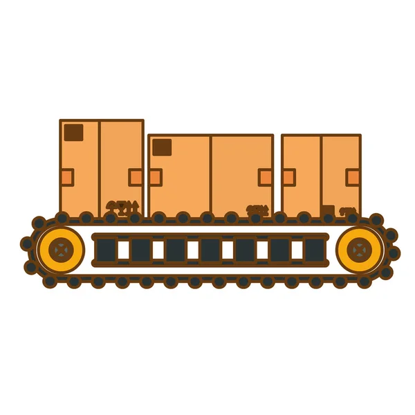 Вантажоперевезення або обробка пов'язаних іконок зображення — стоковий вектор