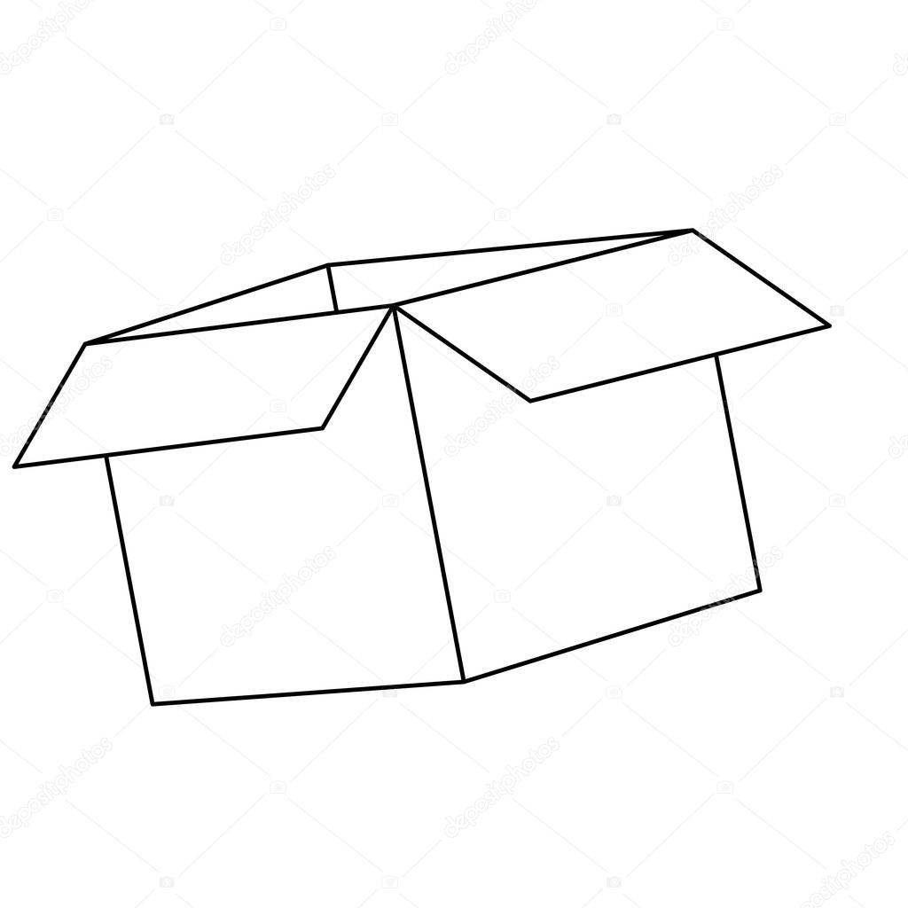 cardboard box icon image