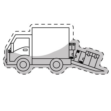 Kargo kamyonu simgesi