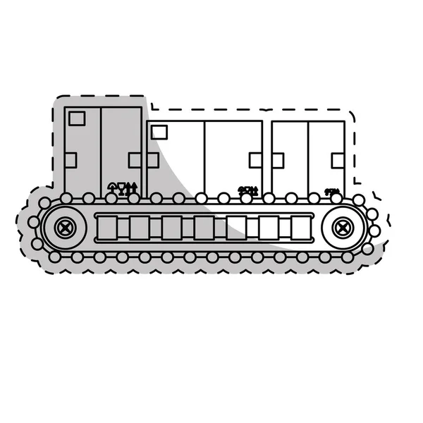 Diseño de caja de cartón — Vector de stock