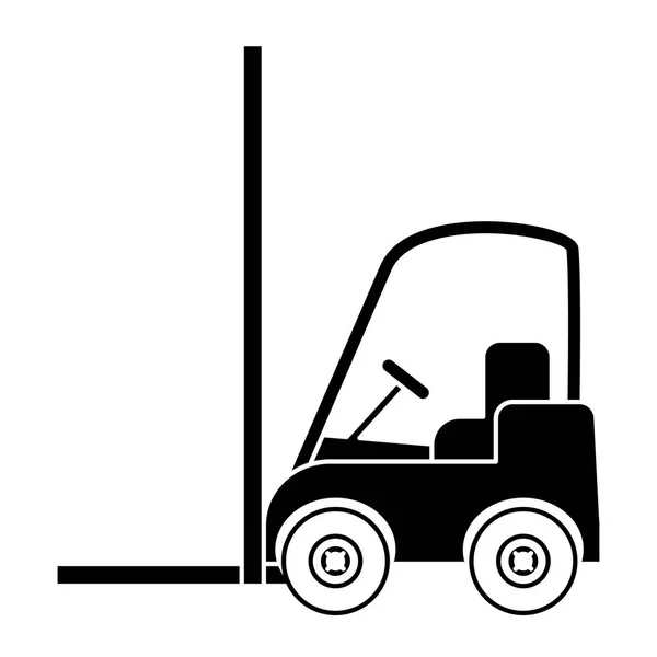Вантажівка навантажувача значок — стоковий вектор