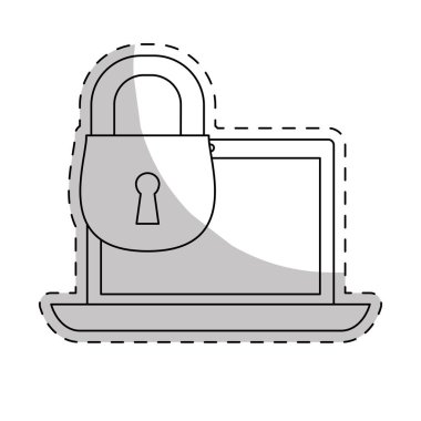 Internet güvenlik ilgili simgeler resim