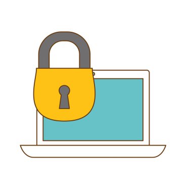 Internet güvenlik ilgili simgeler resim