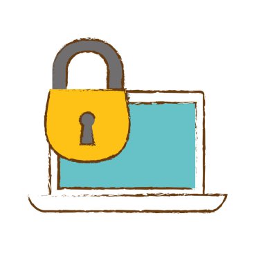 Internet güvenlik ilgili simgeler resim