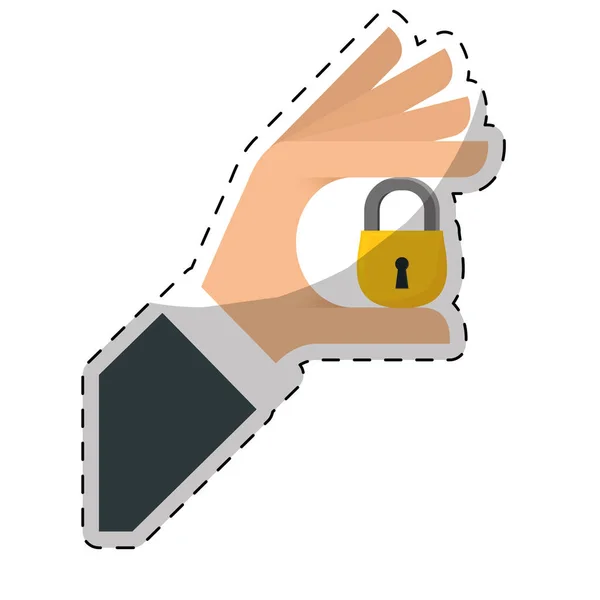 Security or privacy related icons image — Stock Vector