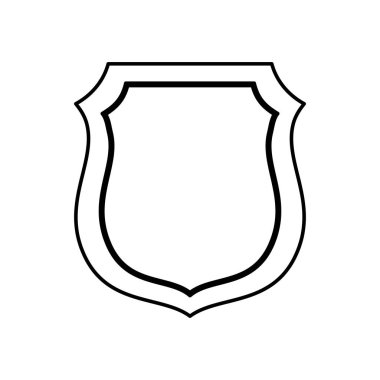 İzole rozet sembol