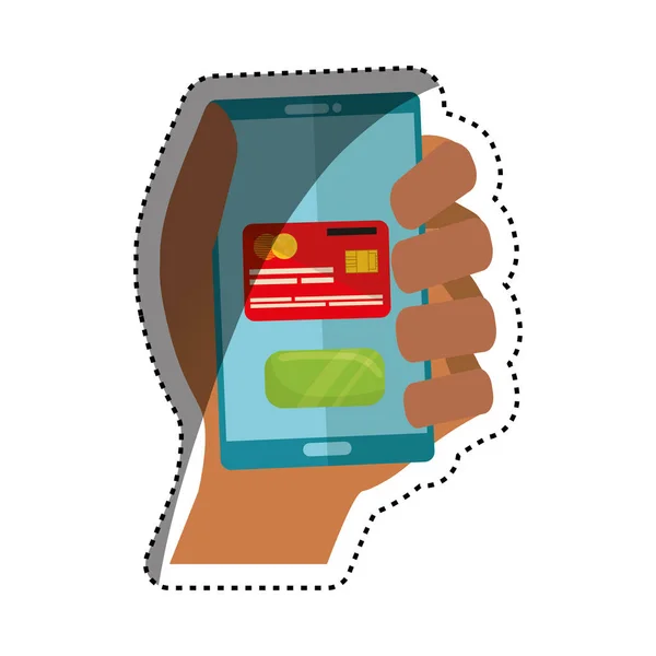 Pagamento com cartão de crédito — Vetor de Stock