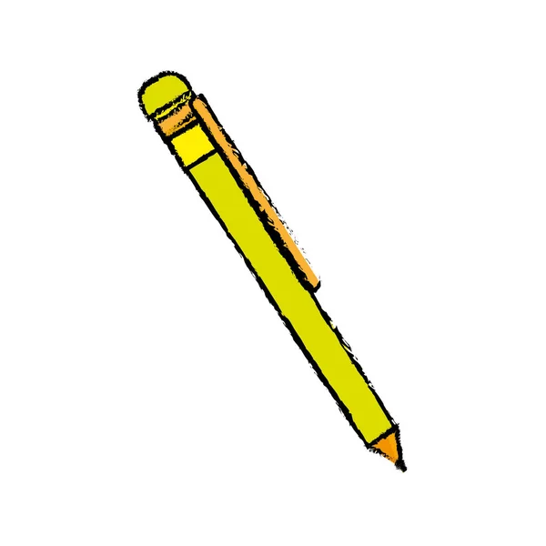 Izole office kalem — Stok Vektör