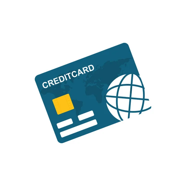 Bankovní kreditní karta — Stockový vektor