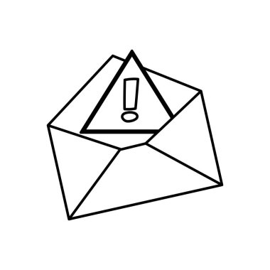 izole e-posta veya posta simgesi