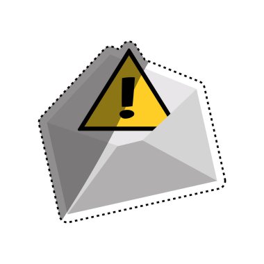 izole e-posta veya posta simgesi