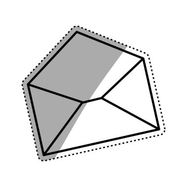 izole e-posta veya posta simgesi