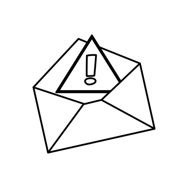 Email isolé ou symbole Mail — Image vectorielle