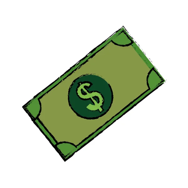 Pengar cash billet — Stock vektor