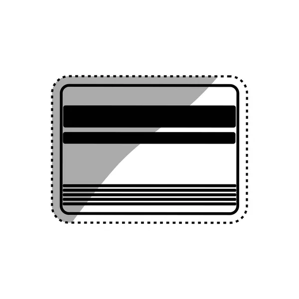 Carte de crédit bancaire — Image vectorielle