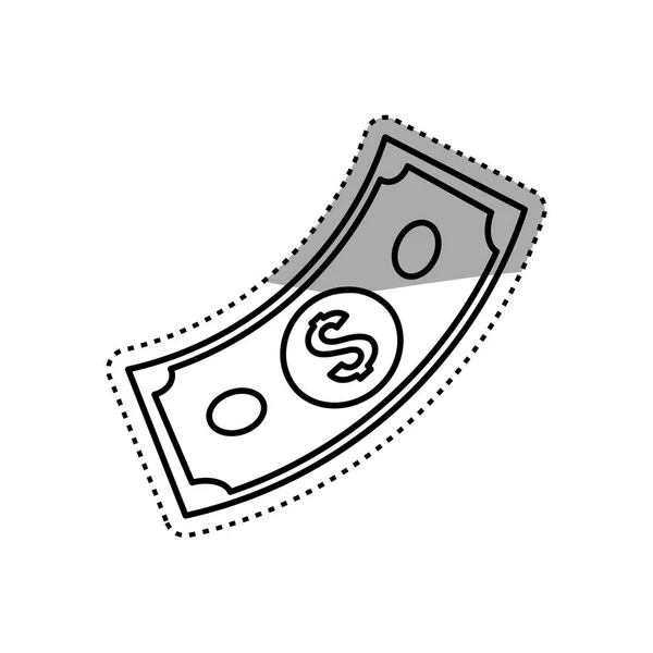 Pengar cash billet — Stock vektor