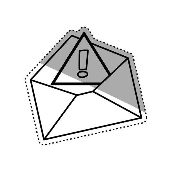 Email isolé ou symbole Mail — Image vectorielle