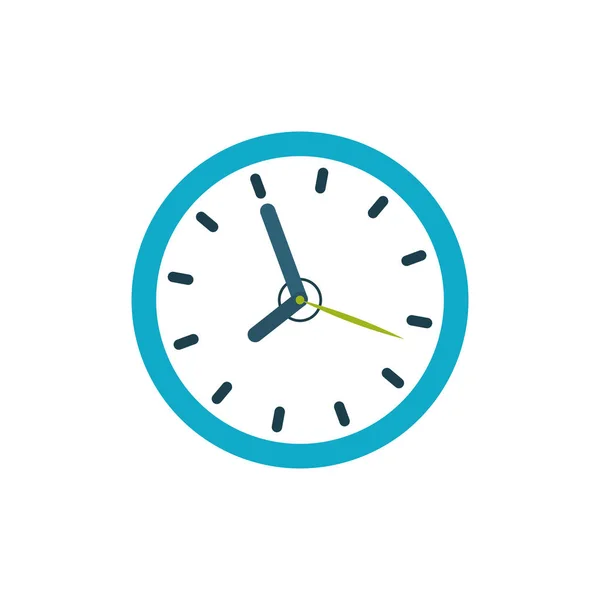 Reloj de tiempo aislado — Vector de stock