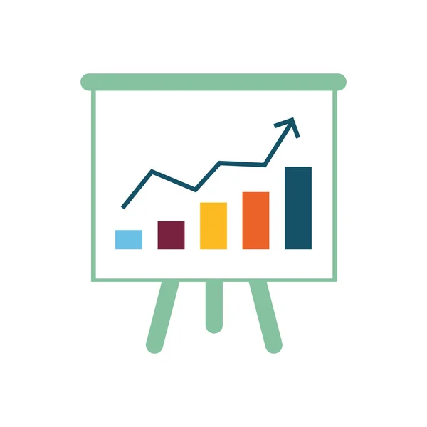 Erfolgsstatistik — Stockvektor