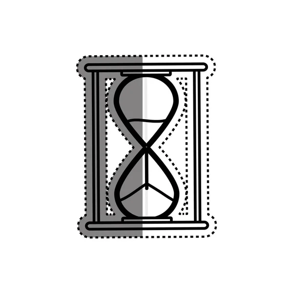 Reloj de arena reloj antiguo — Vector de stock