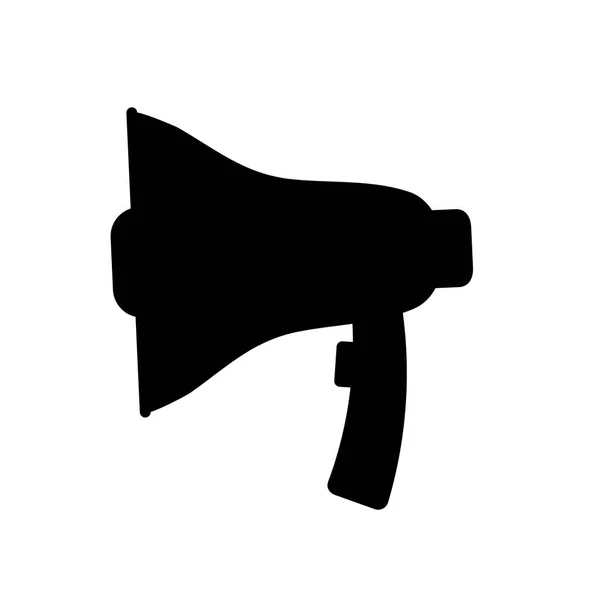 Bullhorn simbolo pubblicitario — Vettoriale Stock