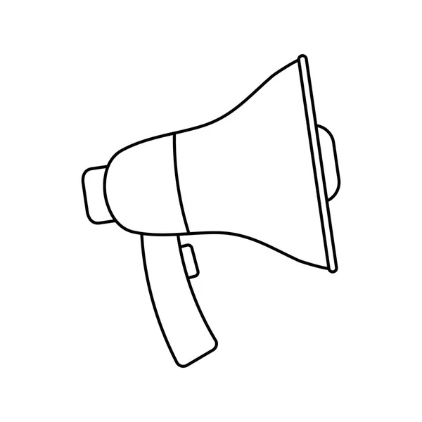 Símbolo publicitario Bullhorn — Archivo Imágenes Vectoriales