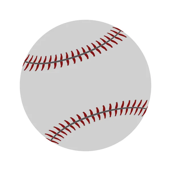 Pelota béisbol deporte competencia icono — Vector de stock