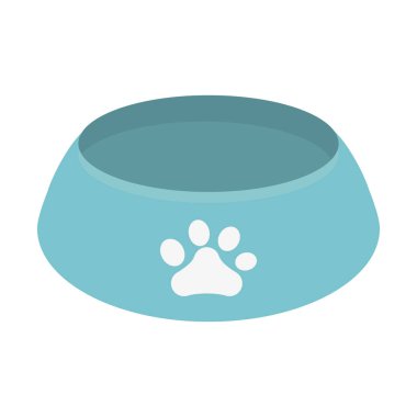 Mavi kase gıda köpek pençe yazdırma