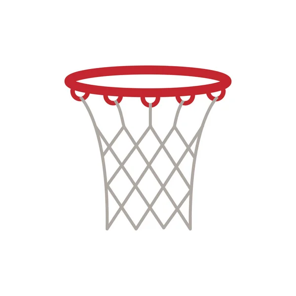 Cesta pontuação basquete — Vetor de Stock