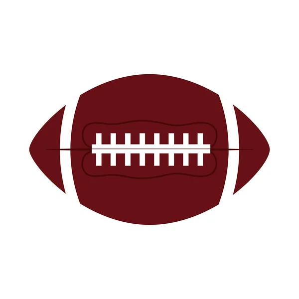 Ball American Football ovale Ikone — Stockvektor