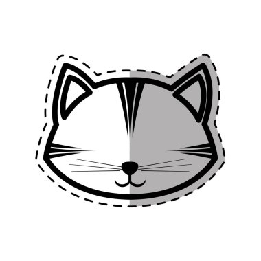 yüz kedi kedi meraklı küçük nokta çizgi gölge