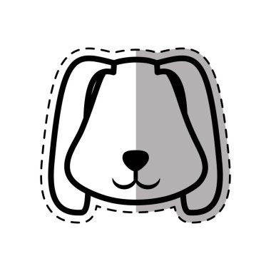 yüz köpek hayvan evde beslenen hayvan kulak uzun nokta çizgi gölge