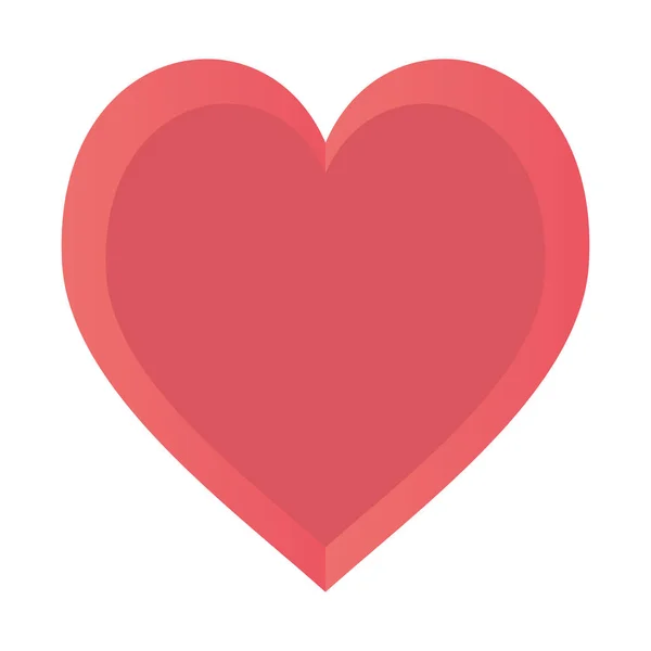 Сердце любовь счастливый дизайн символ романтики — стоковый вектор