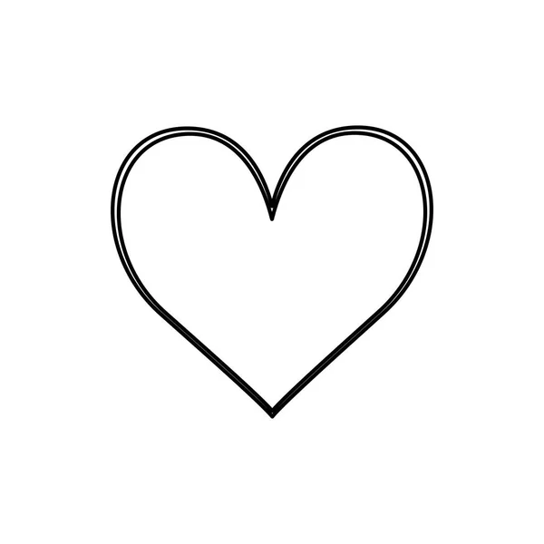 Romantic heart concept — Stock Vector