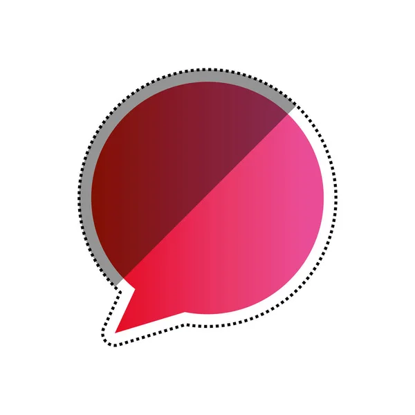 Chat bubble speakbox — Stockvector